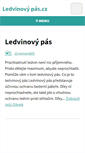 Mobile Screenshot of ledvinovypas.cz